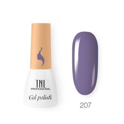 Гель-лак TNL Mini «8 Чувств», №207 сине-лавандовый, 3,5 мл