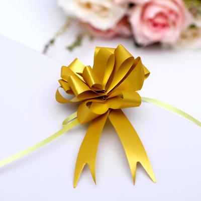 Подарочный бант - шар № 1.8 «Классика», цвет золото, для упаковки подарков