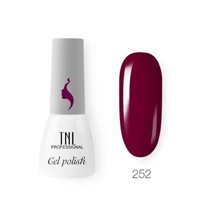 Гель-лак TNL Mini «8 Чувств», №252 марсала, 3,5 мл