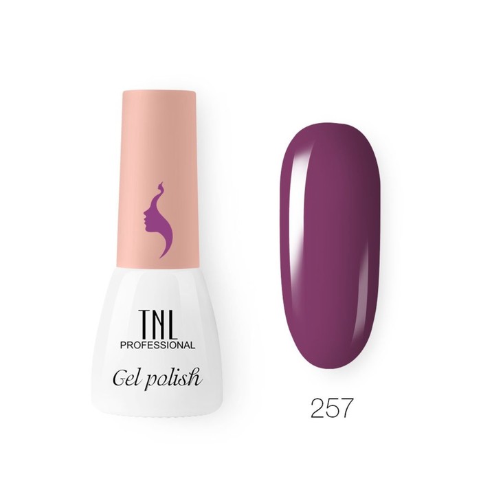 Гель-лак TNL Mini «8 Чувств», №257 сладкий чернослив, 3,5 мл - Фото 1