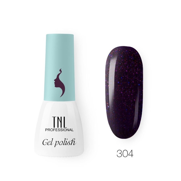 Гель-лак TNL Mini «8 Чувств», №304 сияющая черника, 3,5 мл - Фото 1