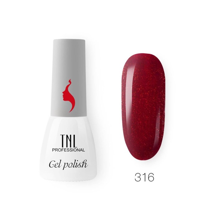 Гель-лак TNL Mini «8 Чувств», №316 ягодный блеск, 3,5 мл - Фото 1