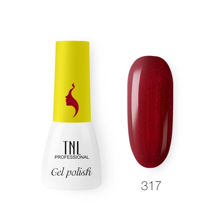 Гель-лак TNL Mini «8 Чувств», №317 рубиновый блеск, 3,5 мл - Фото 1