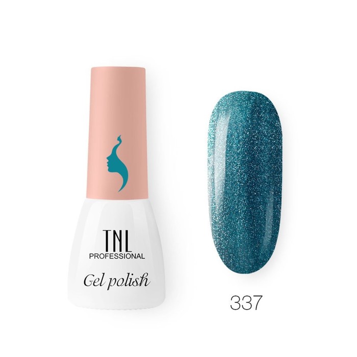 Гель-лак TNL Mini «8 Чувств», №337 сияющая лазурь, 3,5 мл - Фото 1