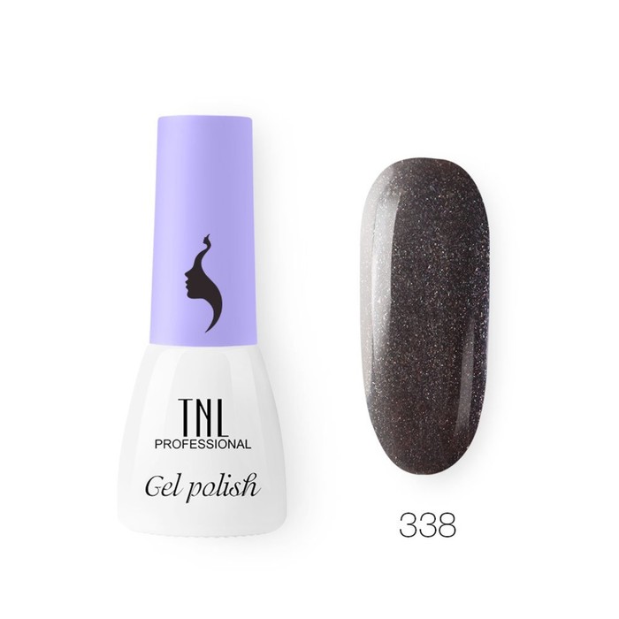 Гель-лак TNL Mini «8 Чувств», №338 графитовая пыль, 3,5 мл - Фото 1