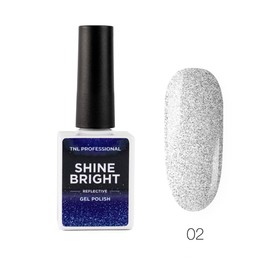 Гель-лак TNL Shine Bright, №02 голографический космос, 10 мл