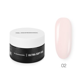 Низкотемпературный однофазный гель TNL Ultra Soft, №02 камуфлирующий пастельный розовый, 50 мл