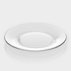Тарелка десертная «Симпатия», стеклянная, d=19.6 см