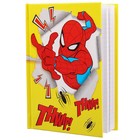 Блокнот А6, 40 листов в твёрдой обложке, Человек-паук - Фото 4