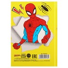 Блокнот А6, 40 листов в твёрдой обложке, Человек-паук - фото 7196465
