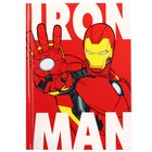Блокнот А6, 40 листов в твёрдой обложке, Железный человек, Мстители - фото 18520395