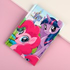 Блокнот А6, 40 листов в твёрдой обложке, My Little Pony - фото 10887371