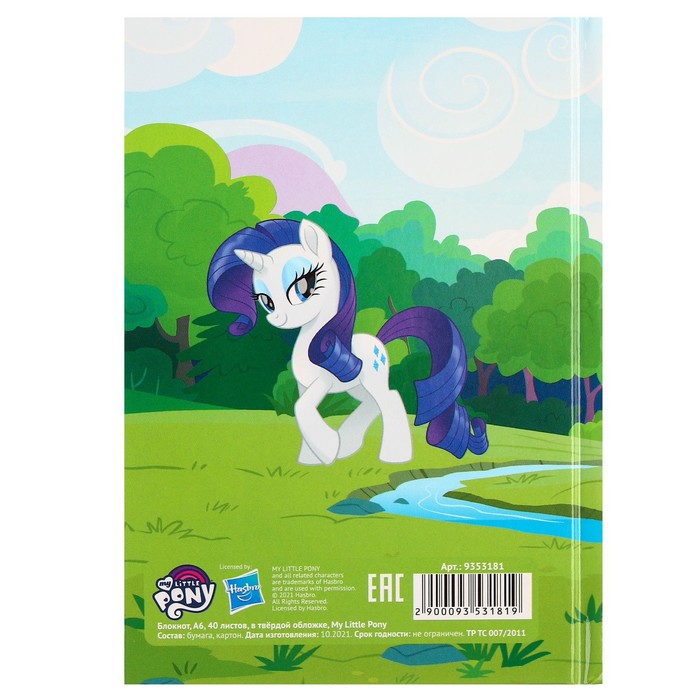 Блокнот Kite My Little Pony LP22-224, 48 листов, клетка