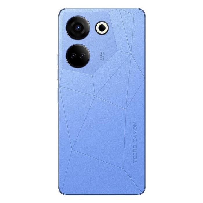 Смартфон Tecno Camon 20 Pro, 6.7", 8 Гб, 256 Гб, 64 Мп, 32 Мп, 2 sim, 5000 мАч, NFC, синий - фото 51330091