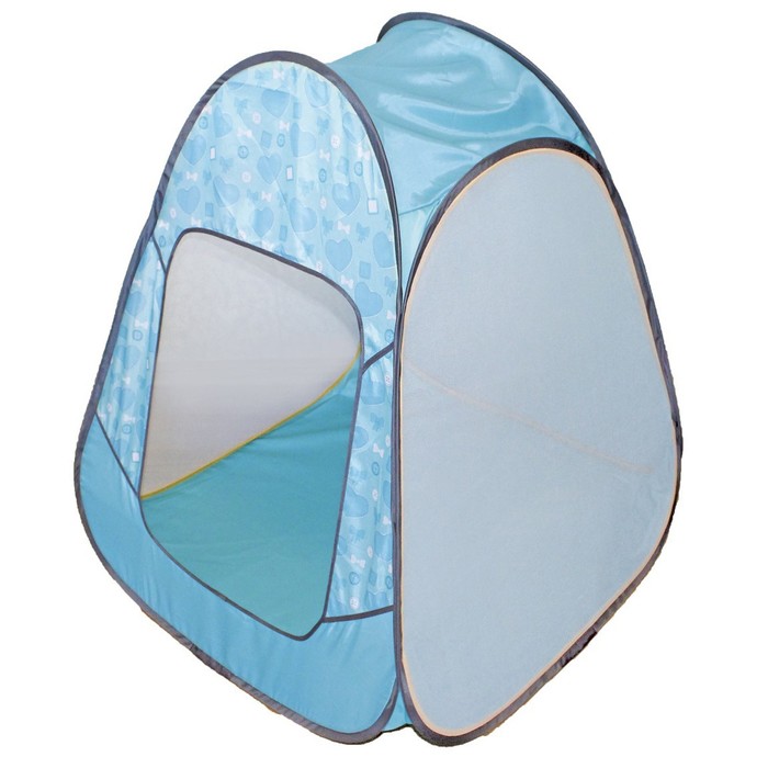 Палатка детская игровая «Радужный домик» 80 × 55 × 40 см, Принт «Пуговицы на голубом»