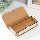 Новогодняя шкатулка "Фонарики" 17х8,5х3,5 см - фото 33830088