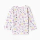 Лонгслив детский, рост 62 см, розовый/воздушный шар - Фото 1