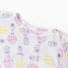 Лонгслив детский, рост 68 см, розовый/воздушный шар - Фото 2