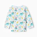 Лонгслив детский "Мишка на облаке", цвет белый, рост 92 см - фото 41462225