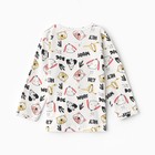 Лонгслив детский "HEY woof", цвет молочный, рост 86 см - фото 24292717