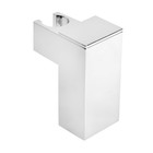 Держатель для душевой лейки ZEIN Z90, квадратный, пластик, хром - Фото 7