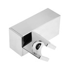 Держатель для душевой лейки ZEIN Z90, квадратный, пластик, хром - Фото 8