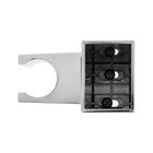 Держатель для душевой лейки ZEIN Z90, квадратный, пластик, хром - Фото 12