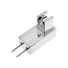 Держатель для душевой лейки ZEIN Z90, квадратный, пластик, хром - Фото 13