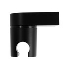 Держатель для душевой лейки ZEIN Z91, регулируемый, пластик, черный - фото 23471844