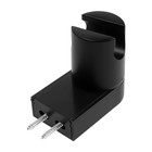 Держатель для душевой лейки ZEIN Z91, регулируемый, пластик, черный - фото 23471846