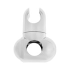 Держатель лейки для душевой стойки ZEIN Z92, пружинный, пластик, хром - Фото 12