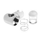 Держатель лейки для душевой стойки ZEIN Z92, пружинный, пластик, хром - Фото 13