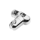 Держатель лейки для душевой стойки ZEIN Z92, пружинный, пластик, хром - Фото 7