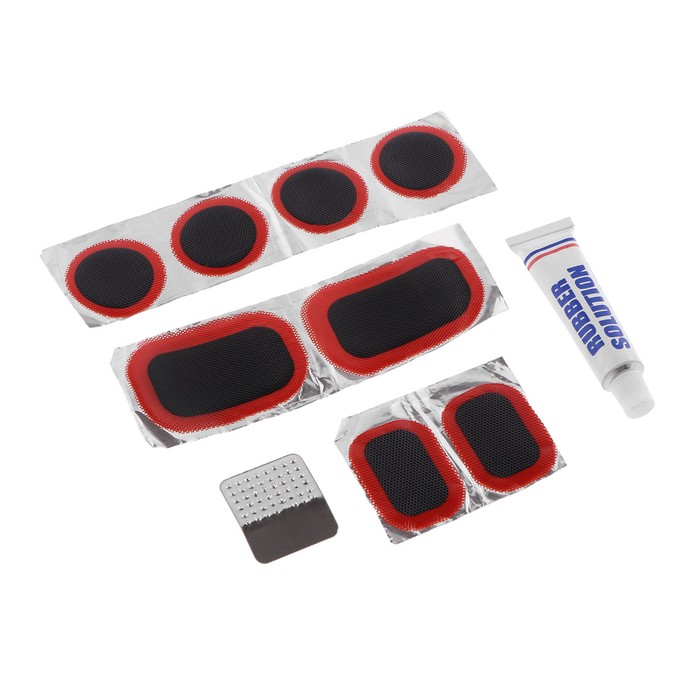 Резиновые заплатки для ремонта шин, TORSO, набор 8 шт. - Фото 1