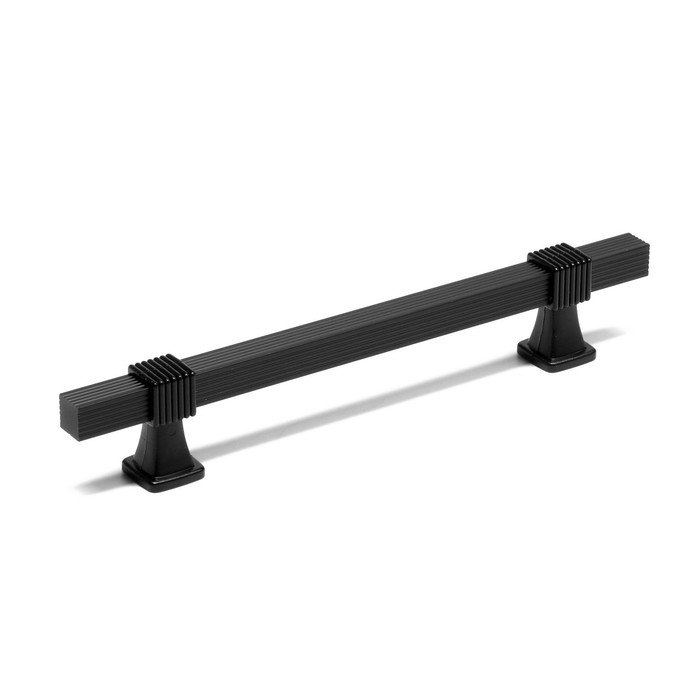 Ручка-скоба CAPPIO RSC105, алюминий, м/о 128 мм, цвет черный