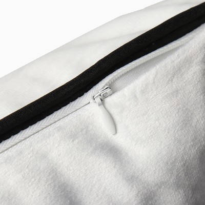 Наволочка декоративная Этель «Кант», 45х45, цвет белый, велюр (100% пэ)