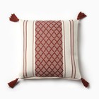 Наволочка декоративная «Этель. Сканди», 45×45 см, бордовая - Фото 1