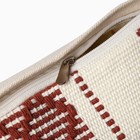 Наволочка декоративная «Этель. Сканди», 45×45 см, бордовая - Фото 3