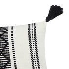 Наволочка декоративная с кисточками «Этель. Сканди», 45×45 см, чёрная - Фото 2