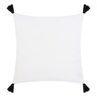 Наволочка декоративная с кисточками «Этель. Сканди», 45×45 см, чёрная - Фото 3