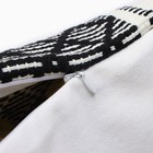 Наволочка декоративная с кисточками «Этель. Сканди», 45×45 см, чёрная - Фото 4