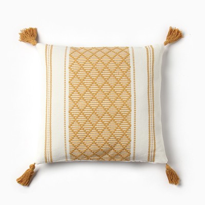 Наволочка декоративная «Этель. Сканди», 45×45 см, бежево-жёлтая