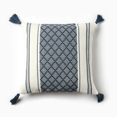 Наволочка декоративная «Этель. Сканди», 45×45 см, синяя