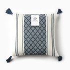 Наволочка декоративная «Этель. Сканди», 45×45 см, синяя - Фото 4