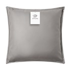 Наволочка декоративная «Этель» кожзам 45×45 см, серый - Фото 5