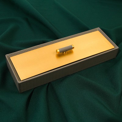 Шкатулка для украшений «Изыск», экокожа, 30.4×10.4 см