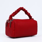 Сумка-багет на молнии, цвет красный - фото 806065761