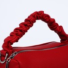 Сумка-багет на молнии, цвет красный - фото 806065762