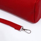 Сумка-багет на молнии, цвет красный - фото 806065764