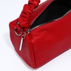 Сумка-багет на молнии, цвет красный - фото 806065765